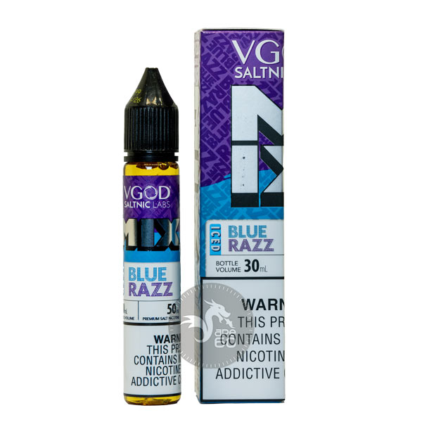 خرید سالت بلوبری تمشک یخ ویگاد (30 میل) VGOD MIX BLUE RAZZ ICED