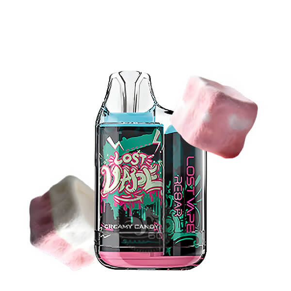 پاد یک بار مصرف ریبار 4000 لاست ویپ 4000 LOST VAPE REBAR خرید پاد یک بار مصرف ریبار 4000 لاست ویپ 4000 LOST VAPE REBAR طعم Creamy Candy