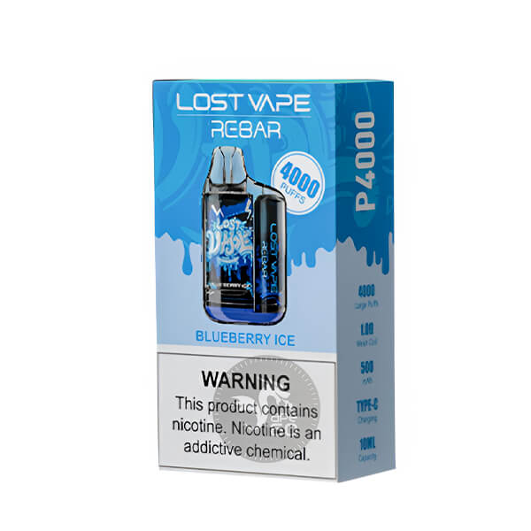 خرید پاد یک بار مصرف ریبار 4000 لاست ویپ 4000 LOST VAPE REBAR