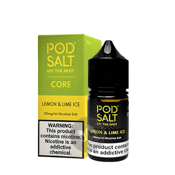 خرید سالت لیمو یخ پاد سالت (30میل) POD SALT CORE LEMON & LIME ICE