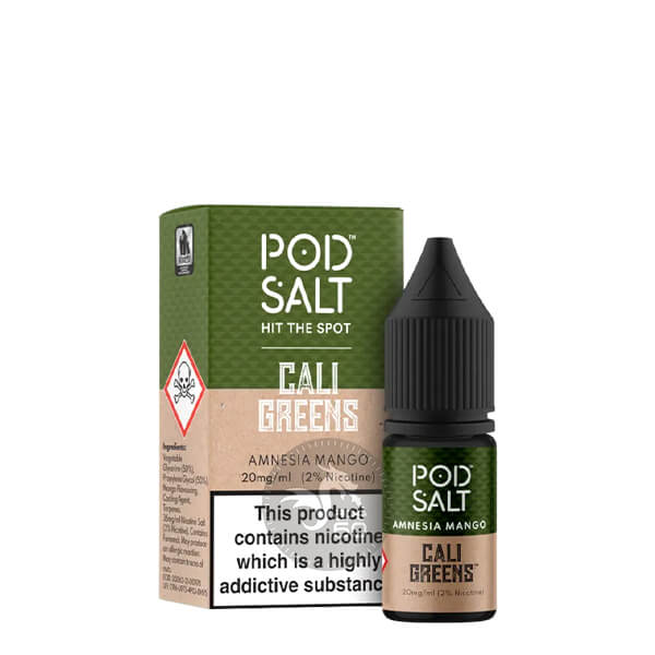خرید سالت های 10میل پاد سالت (سری فیوژن) در طعم های مختلف POD SALT FUSION 10ML طعم Amnesia Mango