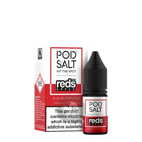 خرید سالت های 10میل پاد سالت (سری فیوژن) در طعم های مختلف POD SALT FUSION 10ML طعم Blue Razapple ice
