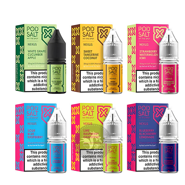 خرید سالت های 10میل پاد سالت (سری نکسوس) در طعم‌های مختلف POD SALT NEXUS 10ML