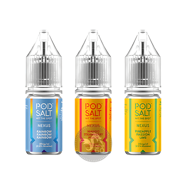 خرید سالت های 10میل پاد سالت (سری نکسوس) در طعم‌های مختلف POD SALT NEXUS 10ML