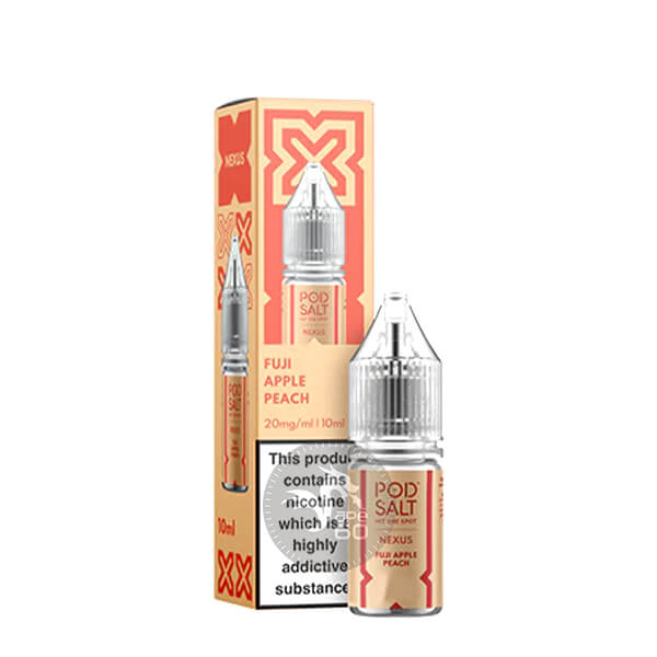 خرید سالت های 10میل پاد سالت (سری نکسوس) در طعم‌های مختلف POD SALT NEXUS 10ML طعم Fuji Apple Peach
