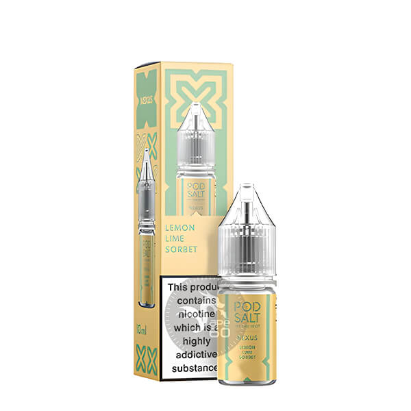 خرید سالت های 10میل پاد سالت (سری نکسوس) در طعم‌های مختلف POD SALT NEXUS 10ML طعم Lemon Lime Sorbet