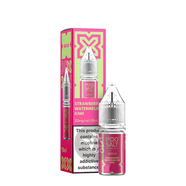 خرید سالت های 10میل پاد سالت (سری نکسوس) در طعم‌های مختلف POD SALT NEXUS 10ML طعم Strawberry Watermelon Kiwi