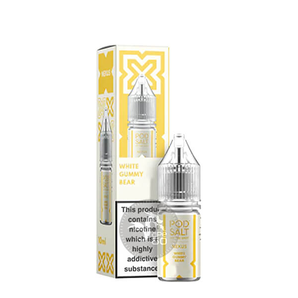 خرید سالت های 10میل پاد سالت (سری نکسوس) در طعم‌های مختلف POD SALT NEXUS 10ML طعم White Gummy Bear
