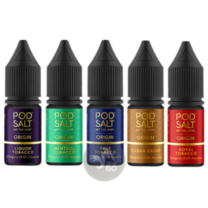 خرید سالت های 10میل پاد سالت (سری اوریجین) در طعم های مختلف POD SALT ORIGIN 10ML