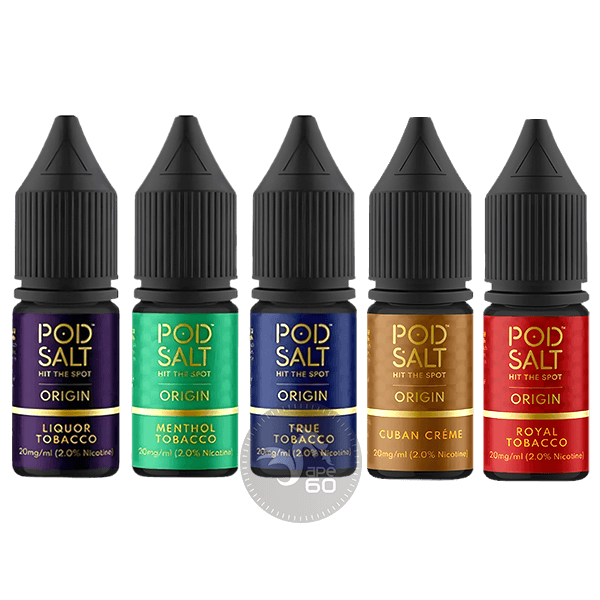 خرید سالت های 10میل پاد سالت (سری اوریجین) در طعم های مختلف POD SALT ORIGIN 10ML