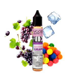 خرید سالت آدامس انگور یخ ویگاد (30میل) VGOD MIX ICED BUBBLE GRAPES