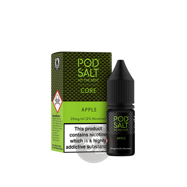 خرید سالت های 10میل پاد سالت (سری کُر) در طعم های مختلف POD SALT CORE 10ML طعم Apple