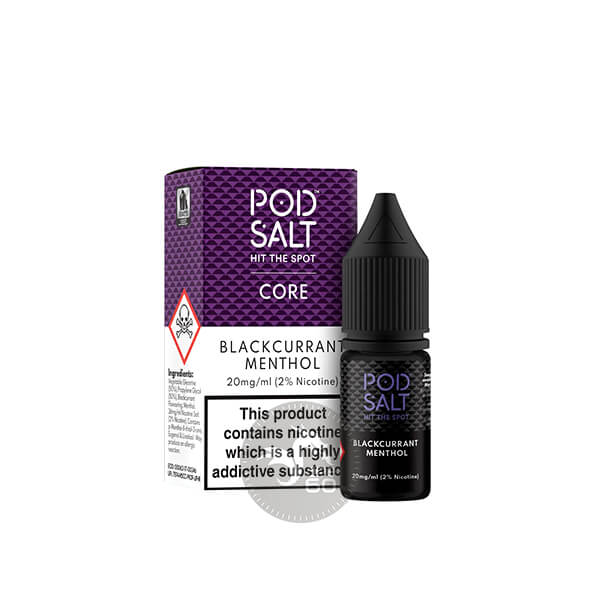 خرید سالت های 10میل پاد سالت (سری کُر) در طعم های مختلف POD SALT CORE 10ML طعم Blackcurrant Menthol