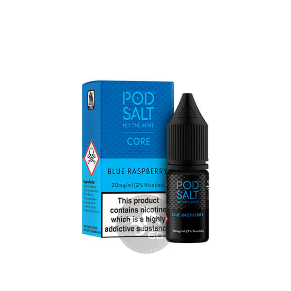 خرید سالت های 10میل پاد سالت (سری کُر) در طعم های مختلف POD SALT CORE 10ML طعم Blue Raspberry
