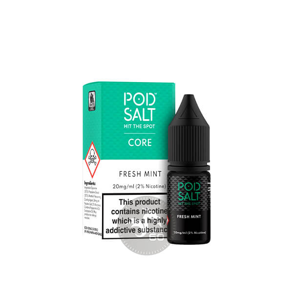 خرید سالت های 10میل پاد سالت (سری کُر) در طعم های مختلف POD SALT CORE 10ML طعم Fresh Mint