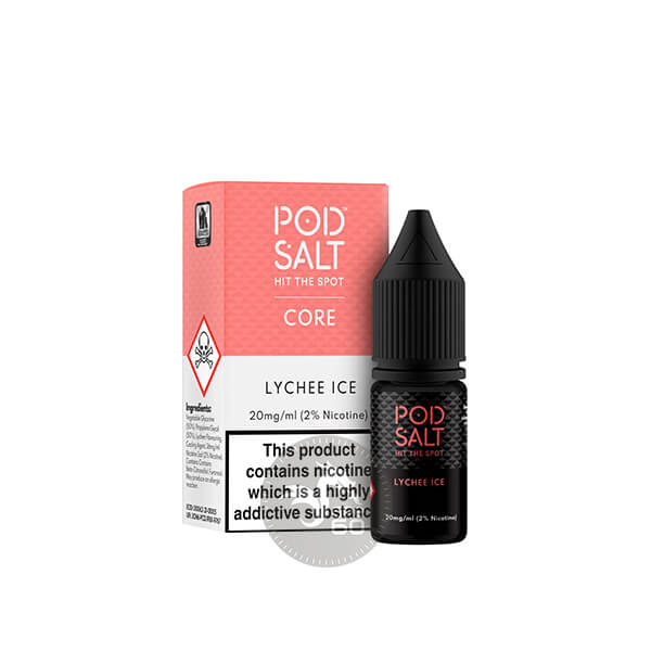 خرید سالت های 10میل پاد سالت (سری کُر) در طعم های مختلف POD SALT CORE 10ML طعم Lychee Ice