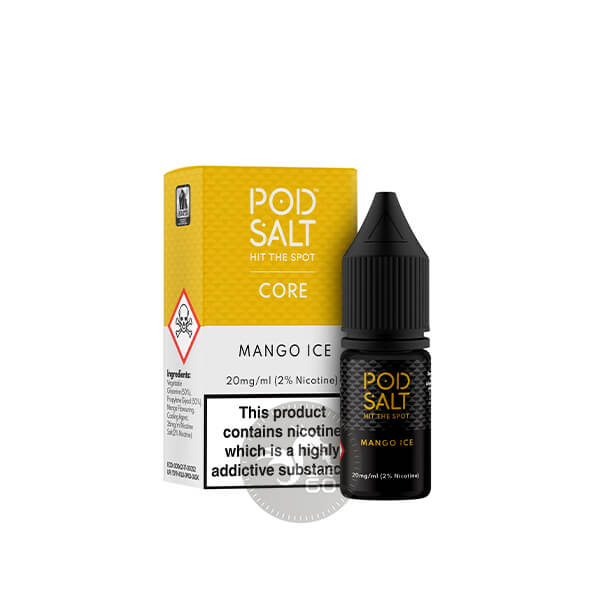 خرید سالت های 10میل پاد سالت (سری کُر) در طعم های مختلف POD SALT CORE 10ML طعم Mango Ice