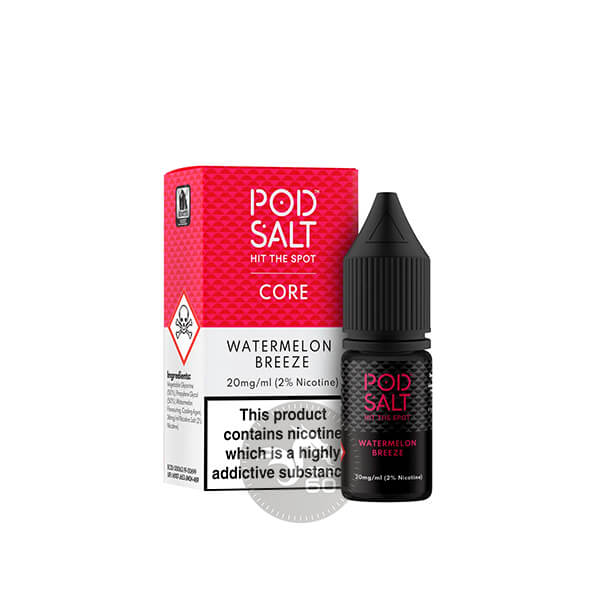 خرید سالت های 10میل پاد سالت (سری کُر) در طعم های مختلف POD SALT CORE 10ML طعم Watermelon Breeze