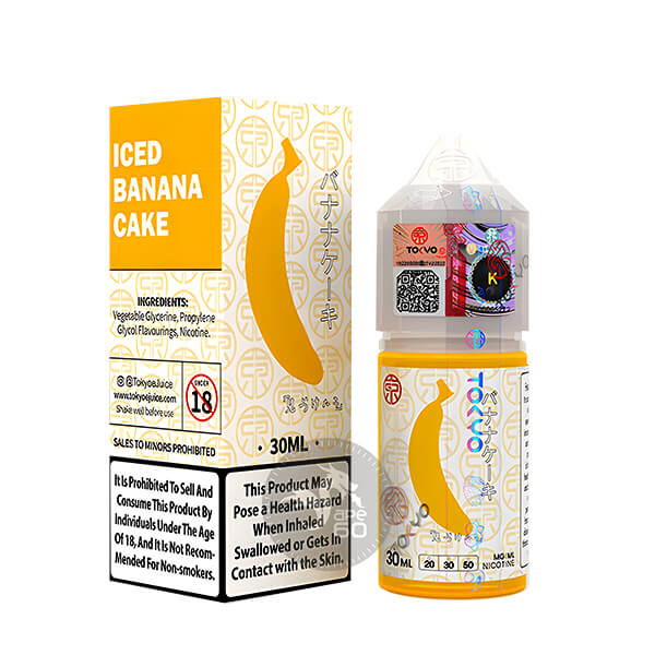 خرید سالت کیک موز یخ توکیو (30میل) TOKYO ICED BANANA CAKE