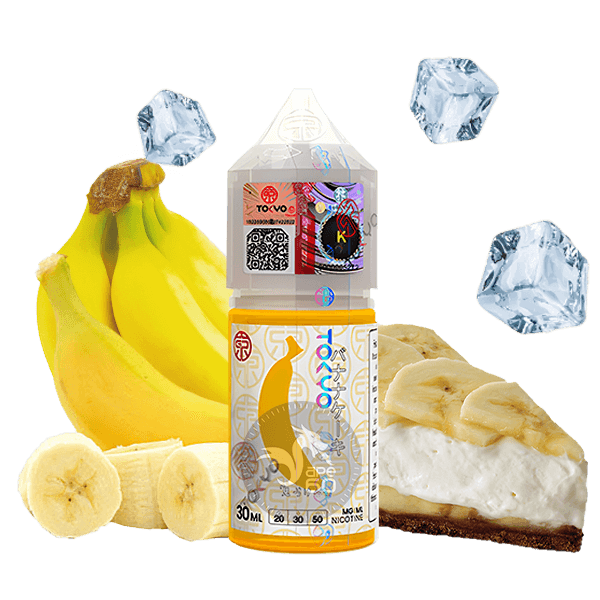 خرید سالت کیک موز یخ توکیو (30میل) TOKYO ICED BANANA CAKE