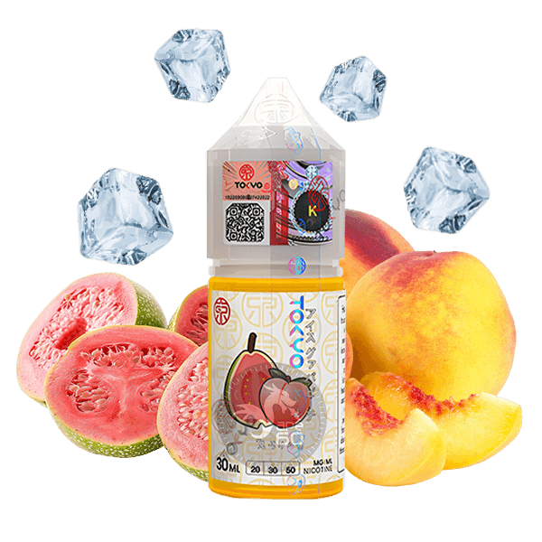 خرید سالت گواوا هلو یخ توکیو (30میل) TOKYO ICED GUAVA PEACH
