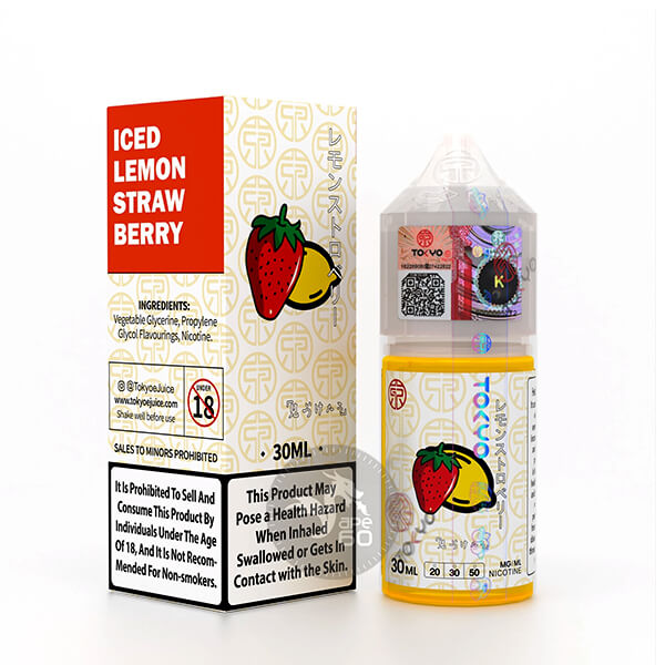 خرید سالت لیمو توت فرنگی یخ توکیو (30میل) TOKYO ICED LEMON STRAWBERRY