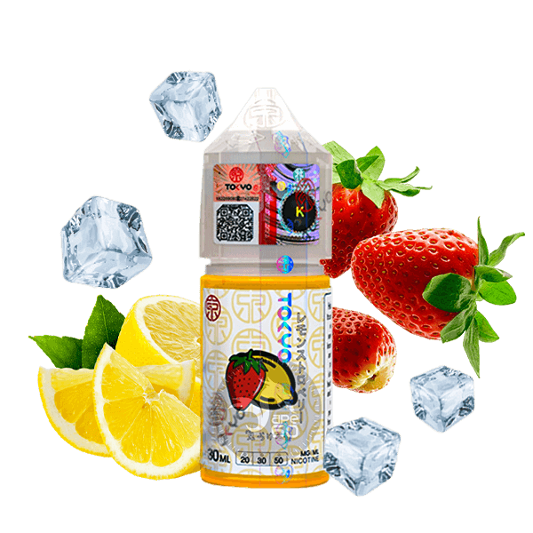 خرید سالت لیمو توت فرنگی یخ توکیو (30میل) TOKYO ICED LEMON STRAWBERRY