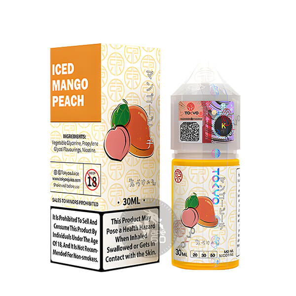 خرید سالت انبه هلو یخ توکیو (30میل) TOKYO ICED MANGO PEACH