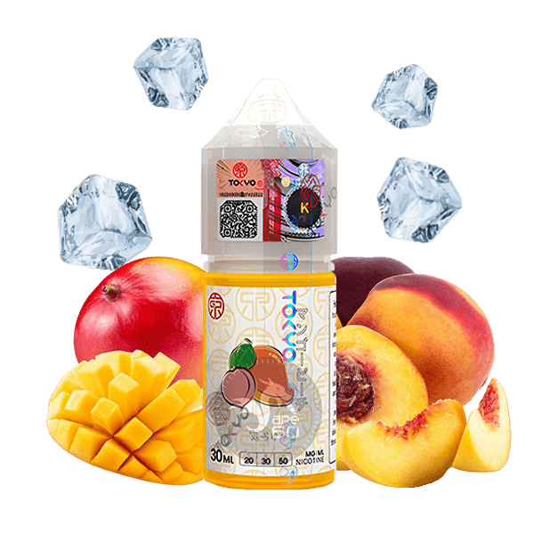 خرید سالت انبه هلو یخ توکیو (30میل) TOKYO ICED MANGO PEACH