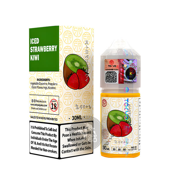 خرید سالت توت فرنگی کیوی یخ توکیو (30میل) TOKYO ICED STRAWBERRY KIWI