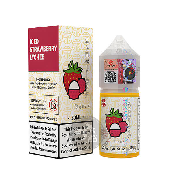 خرید سالت توت فرنگی لیچی یخ توکیو (30میل) TOKYO ICED STRAWBERRY LYCHEE