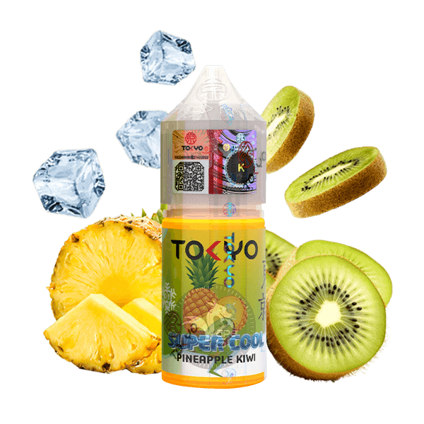 خرید سالت آناناس کیوی یخ توکیو (30میل) TOKYO SUPER COOL PINEAPPLE KIWI