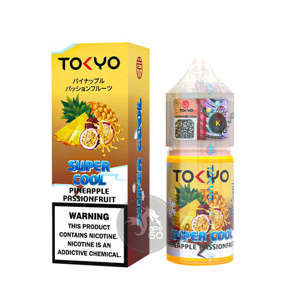 خرید سالت آناناس پشن فروت یخ توکیو (30میل) TOKYO SUPER COOL PINEAPPLE PASSION FRUIT