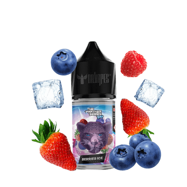خرید سالت توت فرنگی تمشک یخ دکتر ویپز (30میل) DR VAPES BERRIES ICE