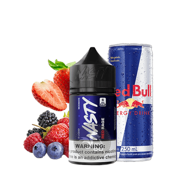 خرید جویس نوشابه انرژی زا تمشک نستی (60میل) NASTY MODMATE RED RAGE