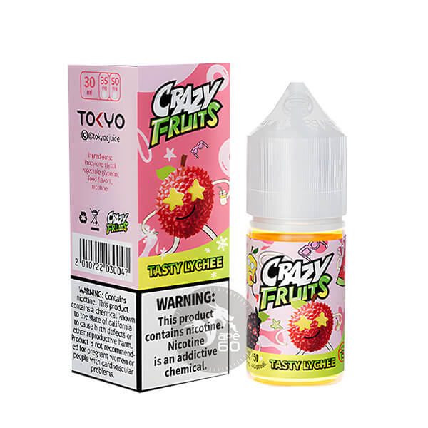 خرید سالت لیچی یخ توکیو (30میل) TOKYO CRAZY FRUIT TASTY LYCHEE
