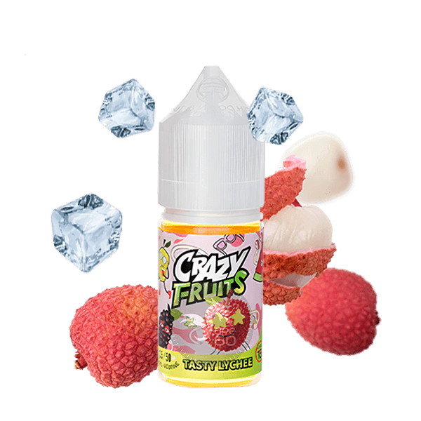 خرید سالت لیچی یخ توکیو (30میل) TOKYO CRAZY FRUIT TASTY LYCHEE
