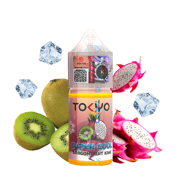 خرید سالت دراگون فروت کیوی یخ توکیو (30میل) TOKYO SUPER COOL DRAGON FRUIT KIWI