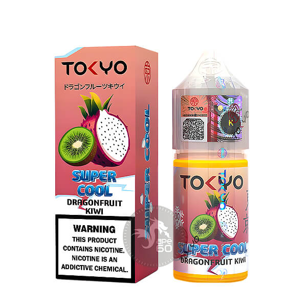 خرید سالت دراگون فروت کیوی یخ توکیو (30میل) TOKYO SUPER COOL DRAGON FRUIT KIWI