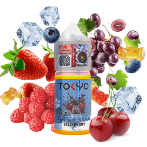 خرید سالت ژله توت فرنگی یخ توکیو (30میل) TOKYO SUPER COOL JELLY BERRY