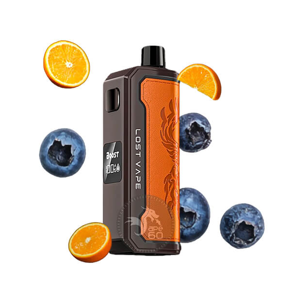 پاد یکبار مصرف تلیما یای 30000 پاف لاست ویپ LOST VAPE THELEMA YAY 30000 خرید پاد یکبار مصرف تلیما یای لاست ویپ LOST VAPE THELEMA YAY 30K طعم Orange Blueberry