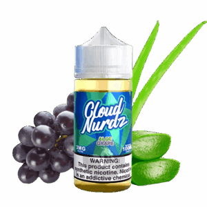خرید جویس آلوئه ورا انگور کلود نوردز (100میل) CLOUD NURDZ ALOE GRAPE