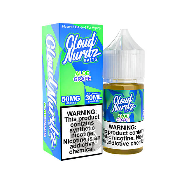 خرید سالت آلوئه ورا انگور کلود نوردز (30میل) CLOUD NURDZ ALOE GRAPE