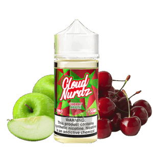 خرید جویس گیلاس سیب کلود نوردز (100میل) CLOUD NURDZ CHERRY APPLE