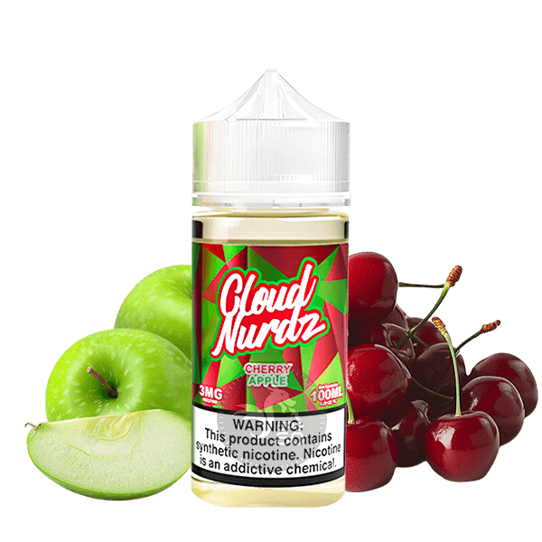 خرید جویس گیلاس سیب کلود نوردز (100میل) CLOUD NURDZ CHERRY APPLE