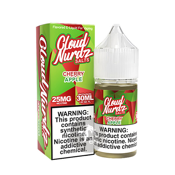 خرید سالت گیلاس سیب کلود نوردز (30میل) CLOUD NURDZ CHERRY APPLE