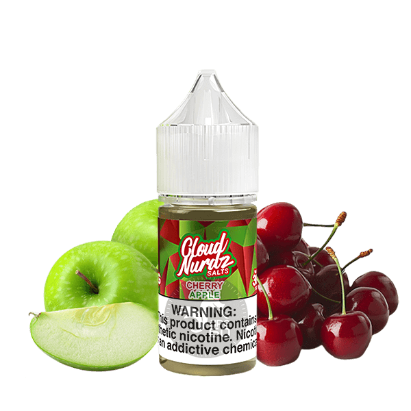 خرید سالت گیلاس سیب کلود نوردز (30میل) CLOUD NURDZ CHERRY APPLE