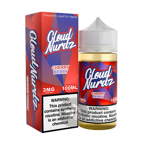 خرید جویس گیلاس تمشک بلوبری کلود نوردز (100میل) CLOUD NURDZ CHERRY BERRY