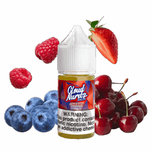 خرید سالت گیلاس تمشک بلوبری کلود نوردز (30میل) CLOUD NURDZ CHERRY BERRY