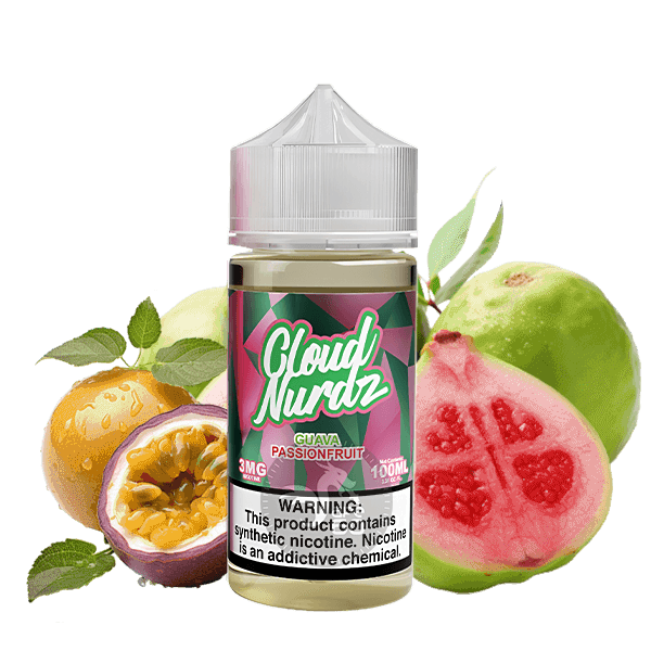خرید جویس گواوا پشن فروت کلود نوردز (100میل) CLOUD NURDZ GUAVA PASSION FRUIT